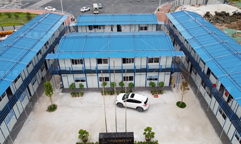 雙坡K型活動(dòng)板房