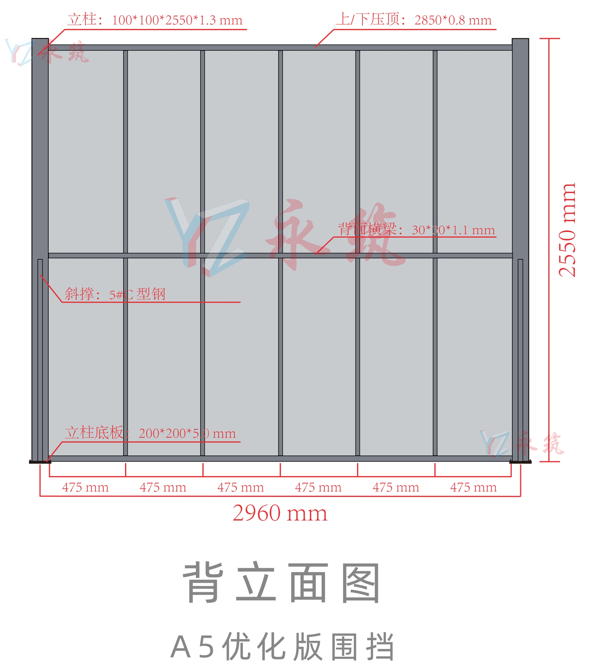 A5裝配式圍擋規(guī)格參數(shù)