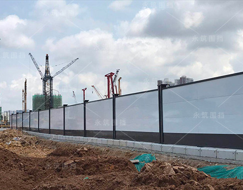 市區(qū)主干道砂石路維修工程(A款烤漆圍擋)