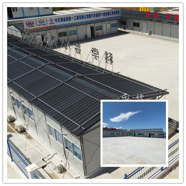 板房做的實驗區(qū)